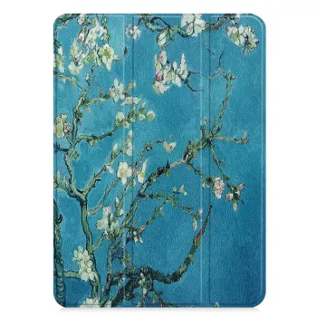 iLike Galaxy Tab S9 FE Tri-Fold Eco-Leather Stand Case Sakura