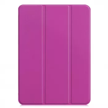 iLike Galaxy Tab S9 11 Tri-Fold Eco-Leather Stand Case Purple