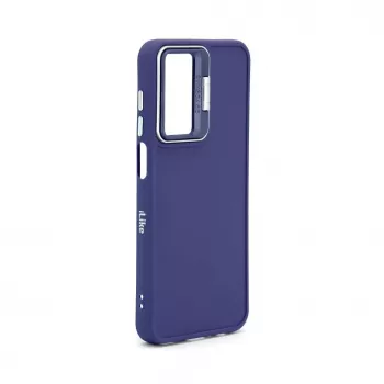 iLike Samsung Galaxy A55 Hybrid Case with Camera Stand Blue