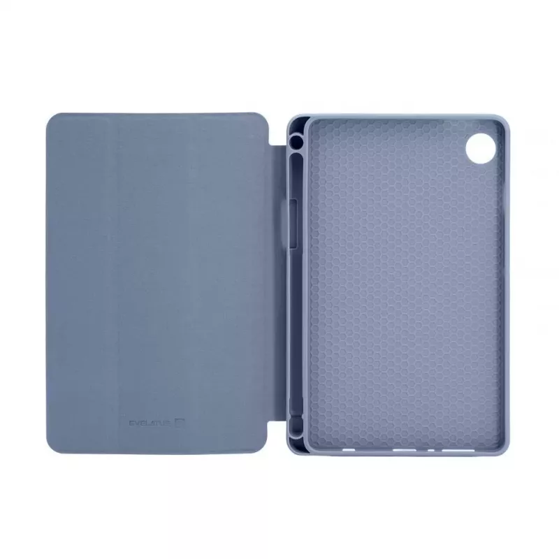 Evelatus Galaxy Tab A9 Tablet Case su Imituotu Mikropluoštu Viduje Levandų Pilka