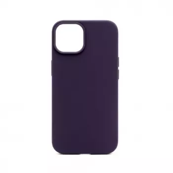 Connect Apple iPhone 14 Premium MagSafe Soft Touch Silicone Case New Function Purple