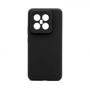 Connect Xiaomi 14 Pro Premium kokybės magnetinis minkšto prisilietimo silikoninis dėklas Juodas