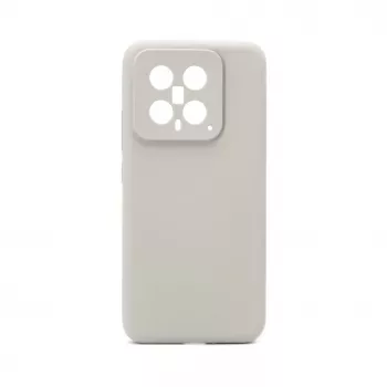 Connect Xiaomi 14 Premium Quality Magnetic Soft Touch Silicone Case Pilka