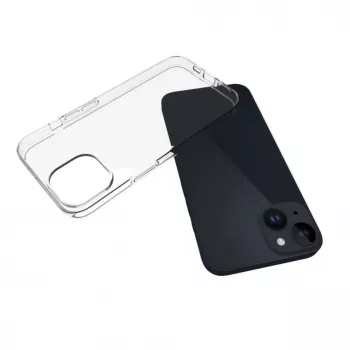 Connect Apple iPhone 15 skaidrus silikoninis dėklas 1.5mm TPU permatomas