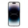 Connect Apple iPhone 15 Pro skaidrus dėklas su magnetiniu žiedu ir kameros apsauga