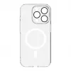 Connect Apple iPhone 15 Pro Max Skaidrus Dėklas su Magnetiniu Laikikliu ir Apsaugota Kamera