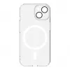 Connect Apple iPhone 14 Skaidrus Dėklas su Magnetiniu Laikikliu ir Kameros Apsauga