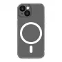 Connect Apple iPhone 14 Skaidrus Dėklas su Magnetiniu Laikikliu ir Kameros Apsauga