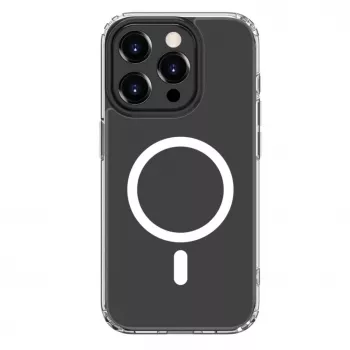 Connect Apple iPhone 14 Pro Max Skaidrus Dėklas su MagSafe Peršviečiamas