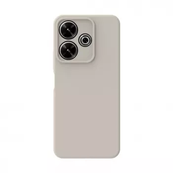 Evelatus Xiaomi Redmi Note 13 5G Premium Soft Touch Silicone Case sidabrinė