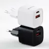 Evelatus USB-A and USB-C 30W Max EU Charger White