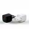 Evelatus USB-A and USB-C 30W Max EU Charger White