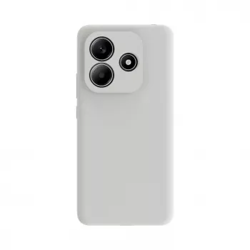Evelatus Xiaomi Redmi Note 13 4G Premium Soft Touch Silicone Case sidabrinė