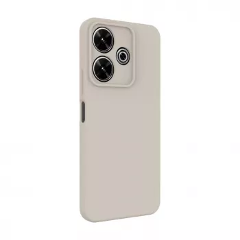 Connect Xiaomi Redmi Note 13 5G Premium Quality Soft Touch Silicone Case sidabrinė
