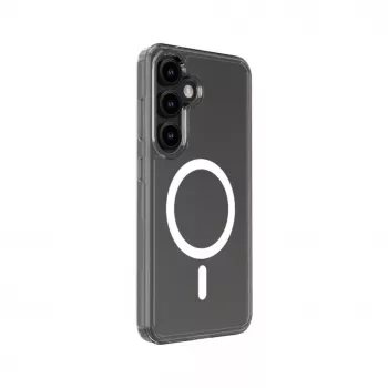 Evelatus Samsung Galaxy S25 Skaidrus Dėklas su Magnetiniu Žiedu