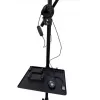iLike S12 LED Selfie 31cm Ring Light Lamp + Tripod Stand 2,1m + Shelf & 3x Phone / Mic Holder Black