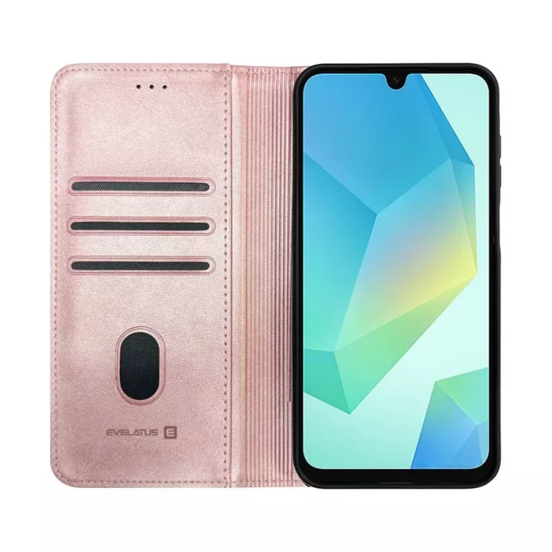 Evelatus Samsung Galaxy A56 Book Case Folio Slim Pink Sand