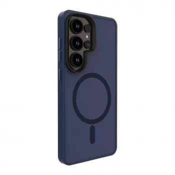 Evelatus Samsung Galaxy S26 Ultra Hybrid Case su magnetu PC+TPU tamsiai mėlyna