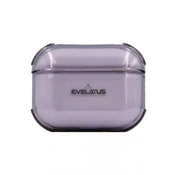 Evelatus Apple AirPods Pro TPU Protective Case Transparent Purple