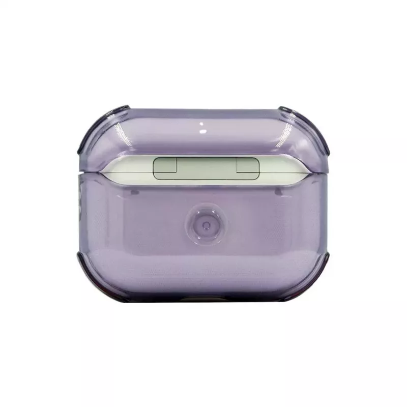 Evelatus Apple AirPods 4 TPU Protective Case Transparent Purple