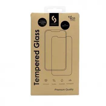 Connect Samsung Galaxy A27 Corning Gorilla Glass Anti-Static 3D Full Cover 5X Stronger Black
