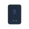 Evelatus Universal PU Leather Wallet su MagSafe tamsiai mėlyna