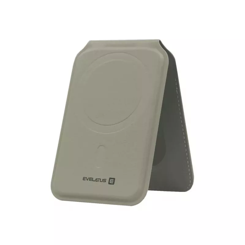 Evelatus Universal Magnetic Wallet With Stand sidabrinis
