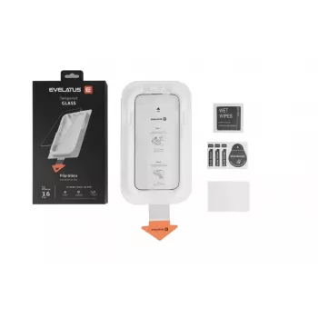 Evelatus Apple iPhone 15 Pro Flip Glass Magic Easy Install Box – Ekrano apsauginis stiklas