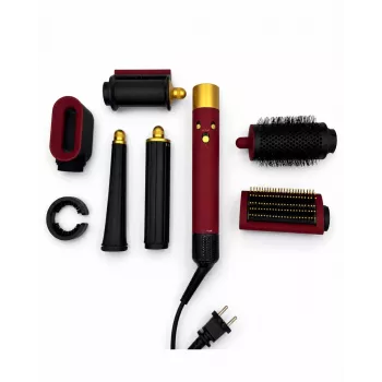 iLike Air Styling System – 6-in-1 Hair Styling Tool Set - Power 1200W Red
