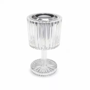 iLike Crystal Touch RGB LED stalinė lempa su Bluetooth garsiakalbiu, naktine šviesa ir nuotolinio valdymo pulteliu