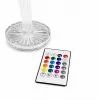 iLike Crystal Touch RGB LED stalinė lempa su Bluetooth garsiakalbiu, naktine šviesa ir nuotolinio valdymo pulteliu