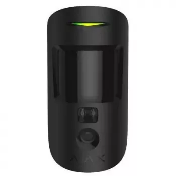 AJAX Wireless MotionCam judesio detektorius su kamera, juoda