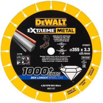DEWALT DT40257-QZ Extreme Runtime Diamond Diskas 125 mm