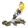 DEWALT DCS777T2-QW 216mm 54V XR FLEXVOLT belaidis kampinis pjūklas su 2 x 6.0Ah baterijomis, greituoju įkrovikliu ir 40 dantų TCT disku