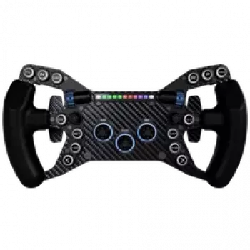 Base Performance Simulators FW1 Formula Wheel Simracing Steering Wheel, RGB - Black/Carbon