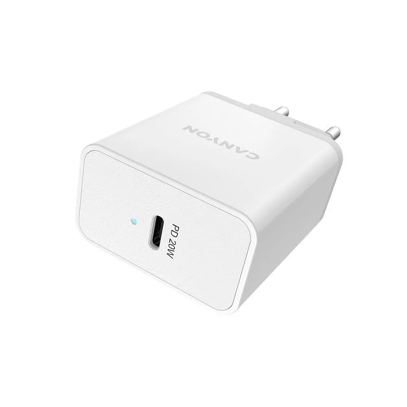 Canyon sieninis įkroviklis H-20 su USB-C 20W Baltas
