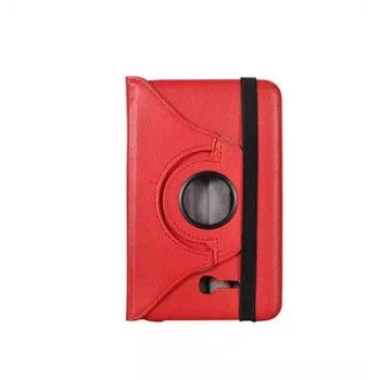 iLike Rotated Book Case, Samsung Galaxy Tab 3 Lite 7.0, Raudona