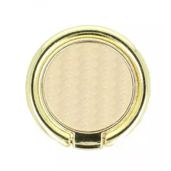 iLike RING CARBON Gold Finger Ring Holder / Phone Grip