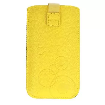 iLike Universal Leather Pocket Case XL Yellow