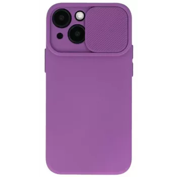 iLike Apple iPhone 14 Pro Camshield Soft Violet Back Cover