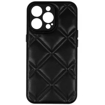 iLike Samsung Galaxy A14 4G Leather 3D Case Black