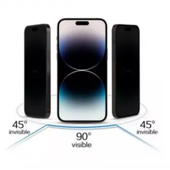 iLike Samsung Galaxy A54 5G Privacy Glass Screen Protector Black