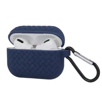 iLike Apple AirPods 3 su kabliuku dėklas Navy Blue