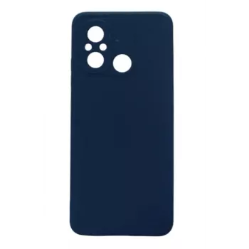 iLike Silicone Case for Xiaomi Redmi 12C / Redmi 11A - tamsiai mėlyna