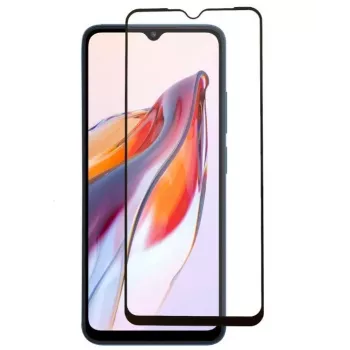 iLike Grūdintas Stiklas 6D Ekrano Apsauga, skirta Xiaomi Redmi 10C / 12C / Poco C40 – Juodas Rėmelis