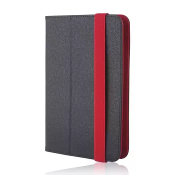 iLike Universal Case Orbi, dėklas planšetei 7-8 colių, juodas/raudonas