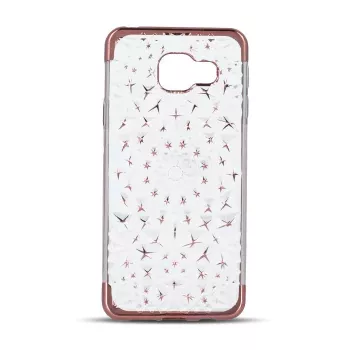 GreenGo Samsung Galaxy S7 Edge G935 TPU 3D Stars Dėklas Rožinis Auksas