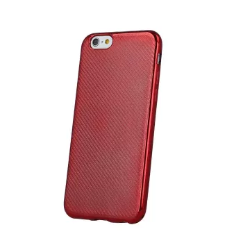 GreenGo Samsung Galaxy J3 (2017) J330 Elegance Carbon Case Red
