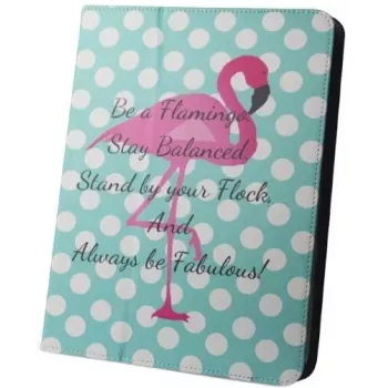 iLike Flamingo and Dots Tablet Case, skirtas 9–10 colių planšetėms