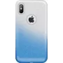 GreenGo Apple iPhone X/Xs Gradient Glitter 3in1 Case Blue